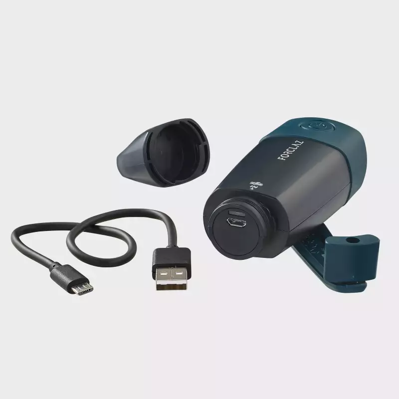 Динамо-фонарь перезаряжаемый синий Forclaz Dynamo 500 V2