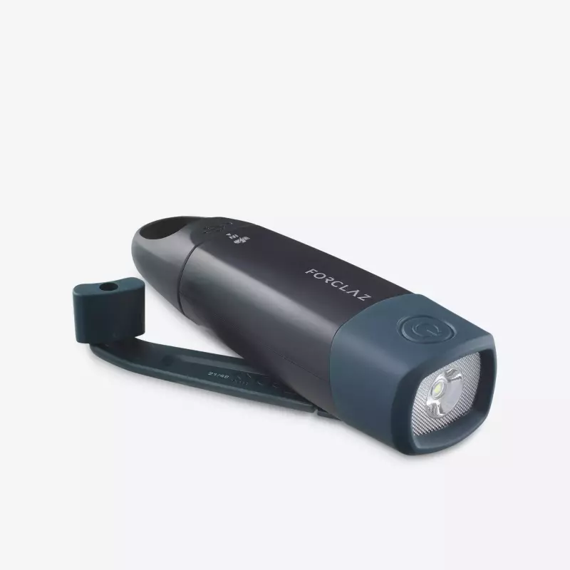 Динамо-фонарь перезаряжаемый синий Forclaz Dynamo 500 V2