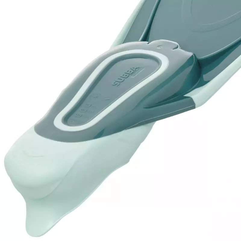 Ласты для дайвинга детские зеленые Subea FF Soft 100
