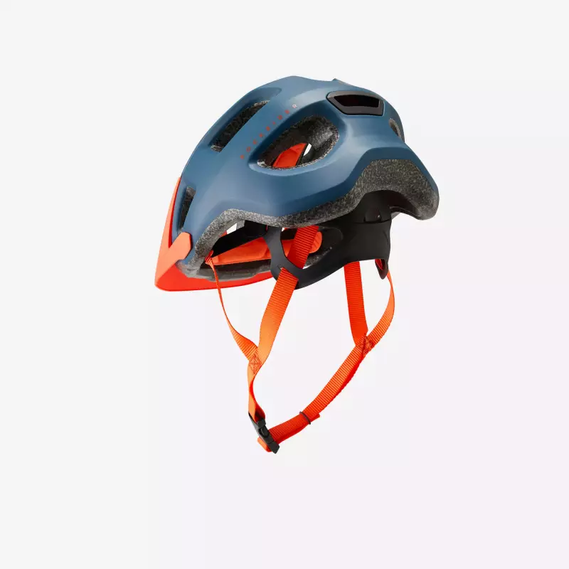 Шлем велосипедный детский синий Rockrider MTB 500