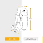 Рюкзак треккинговый 50+10л тёмно-синий Simond MT900 Symbium