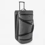 Сумка спортивная на колесиках 70л тёмно-серая Kipsta 100 Essential