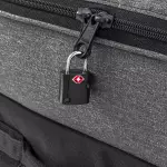 Сумка спортивная на колесиках 70л тёмно-серая Kipsta 100 Essential