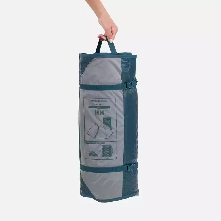 Палатка 4-х местная серая Quechua MH100