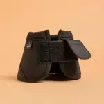 Колокольчики для верховой езды для лошадей и пони чёрные Fouganza 500