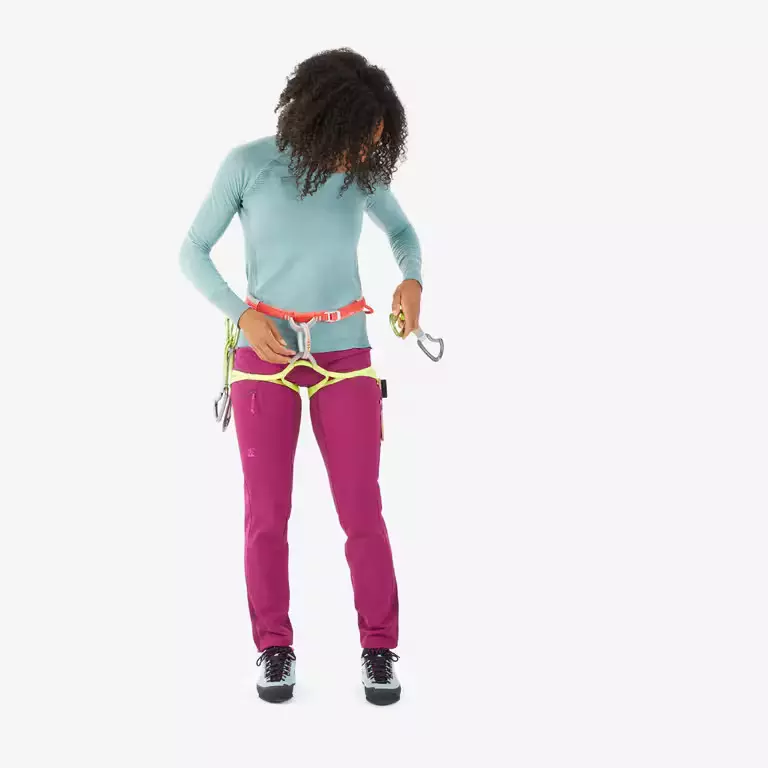 Брюки для скалолазания женские Stretch Edge Simond 500