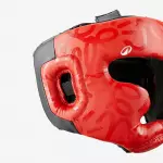 Шлем для бокса детский красный Domyos 100
