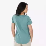 Футболка женская зелёная Quechua NH500