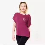Футболка для танцев вишневая Starever 500