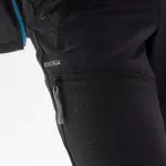 Брюки утепленные SoftShell детские черные Quechua 500
