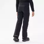 Брюки утепленные SoftShell детские черные Quechua 500