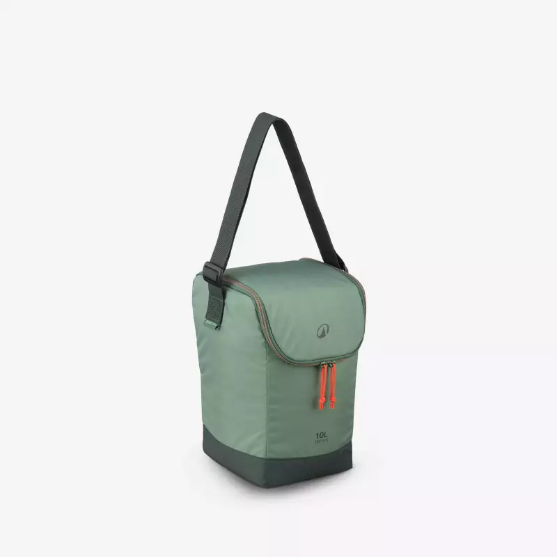 Сумка-холодильник для кемпинга 10л зелёная Quechua 100