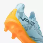 Бутсы футбольные детские голубые Kipsta 500 Viralto I FG