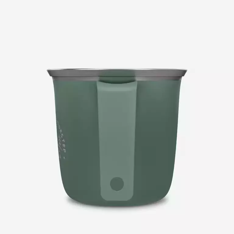 Кружка из нержавеющей стали зелёная Quechua 500