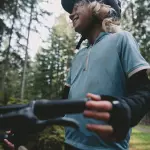 Джерси для велоспорта детское синее Btwin 500