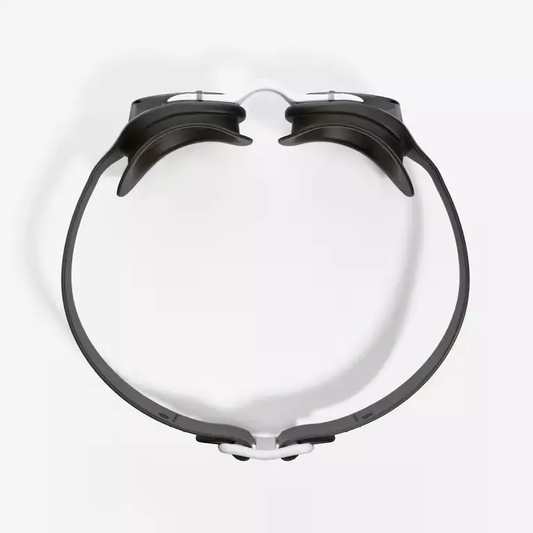 Очки для плавания для взрослых черные Nabaiji 100 Xbase