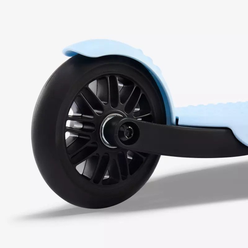 Самокат трехколесный детский голубой Oxelo Btwin B100