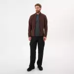 Кофта флисовая мужская коричневая Deway 120