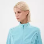Кофта флисовая для походов женская бирюзовая Deway 300