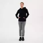 Худи женское черное Defit 500