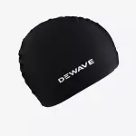 Шапочка для плавания тканевая детская черная Dewave 100
