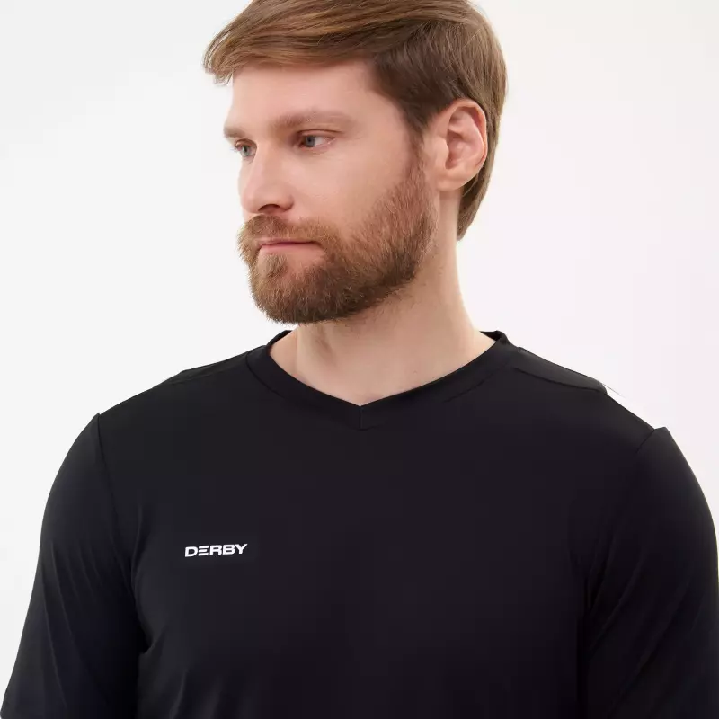 Футболка мужская чёрная Derby F100