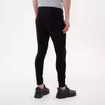 Бриджи мужские для верховой езды с коленной леёй черные Deway 100