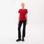 Легинсы прямого кроя женские черные Defit 100
