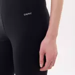 Легинсы прямого кроя женские черные Defit 100