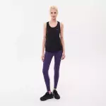 Легинсы для фитнеса женские фиолетовые Defit 300