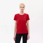 Футболка для фитнеса женская бордо Defit 300