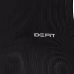 Майка спортивная женская черная Defit 500