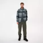 Рубашка утепленная мужская зеленая Deway 500