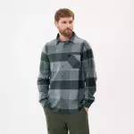 Рубашка утепленная мужская зеленая Deway 500