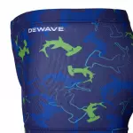 Плавки-боксеры детские зелёно-синие Dewave 500