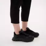 Капри для фитнеса женские черные Defit 500
