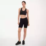 Велосипедки для фитнеса женские черные Defit 500