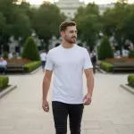 Футболка для скейтбординга белая унисекс Dewheel