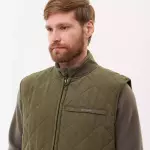 Жилет стеганый для охоты мужской хаки Deway 500