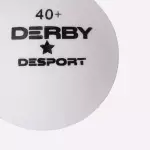 Мяч для настольного тениса белый Derby 100