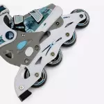 Роликовые коньки детские 2в1 серые Dewheel 500