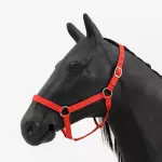 Недоуздок для лошади красный Deway 100
