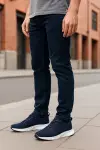 Кроссовки для ходьбы мужские темно-синие Defit 100 Walk Comfort