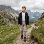 Брюки детские бежевые Deway 300