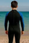Гидрокостюм для серфинга мужской неопреновый 2 мм синий Dewave 100
