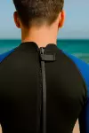 Гидрокостюм для серфинга мужской неопреновый 2 мм синий Dewave 100