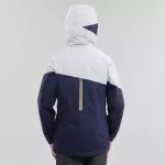 Куртка для беговых лыж детская бело-синяя Inovik XС S 100