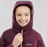 Куртка для беговых лыж детская бордовая Inovik XС S 100