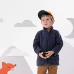 Кофта флисовая детская синяя Quechua