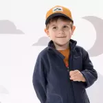Кофта флисовая детская синяя Quechua